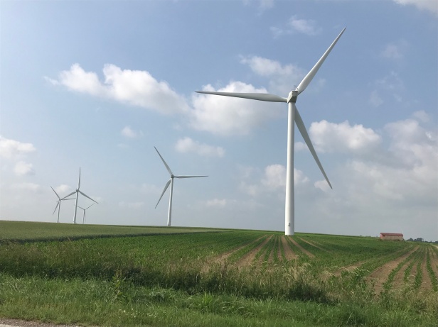Wind turbine, June 2018 - Photo credit S.Bigot
